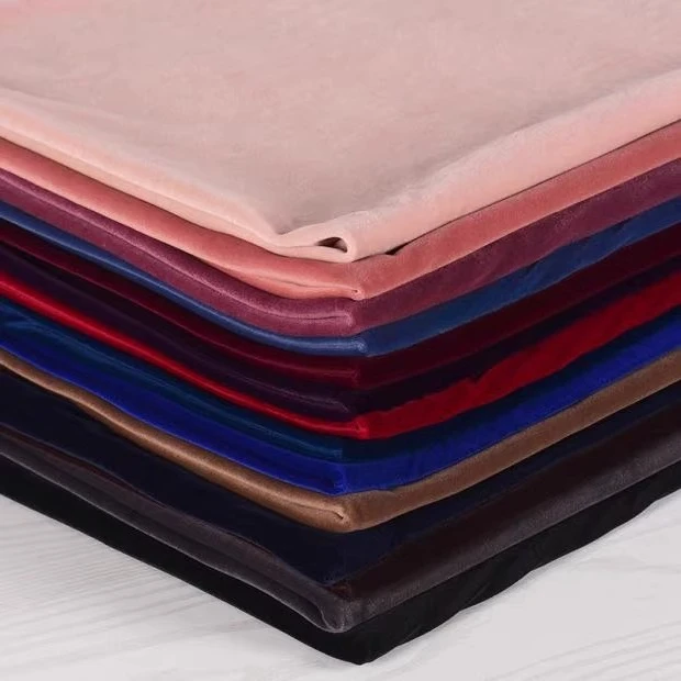 

Матовый корейский бархат, матовый корейский бархат, матовая бархатная ткань, эластичная толстая ткань для платья Cheongsam со всеми сторон Tessuto