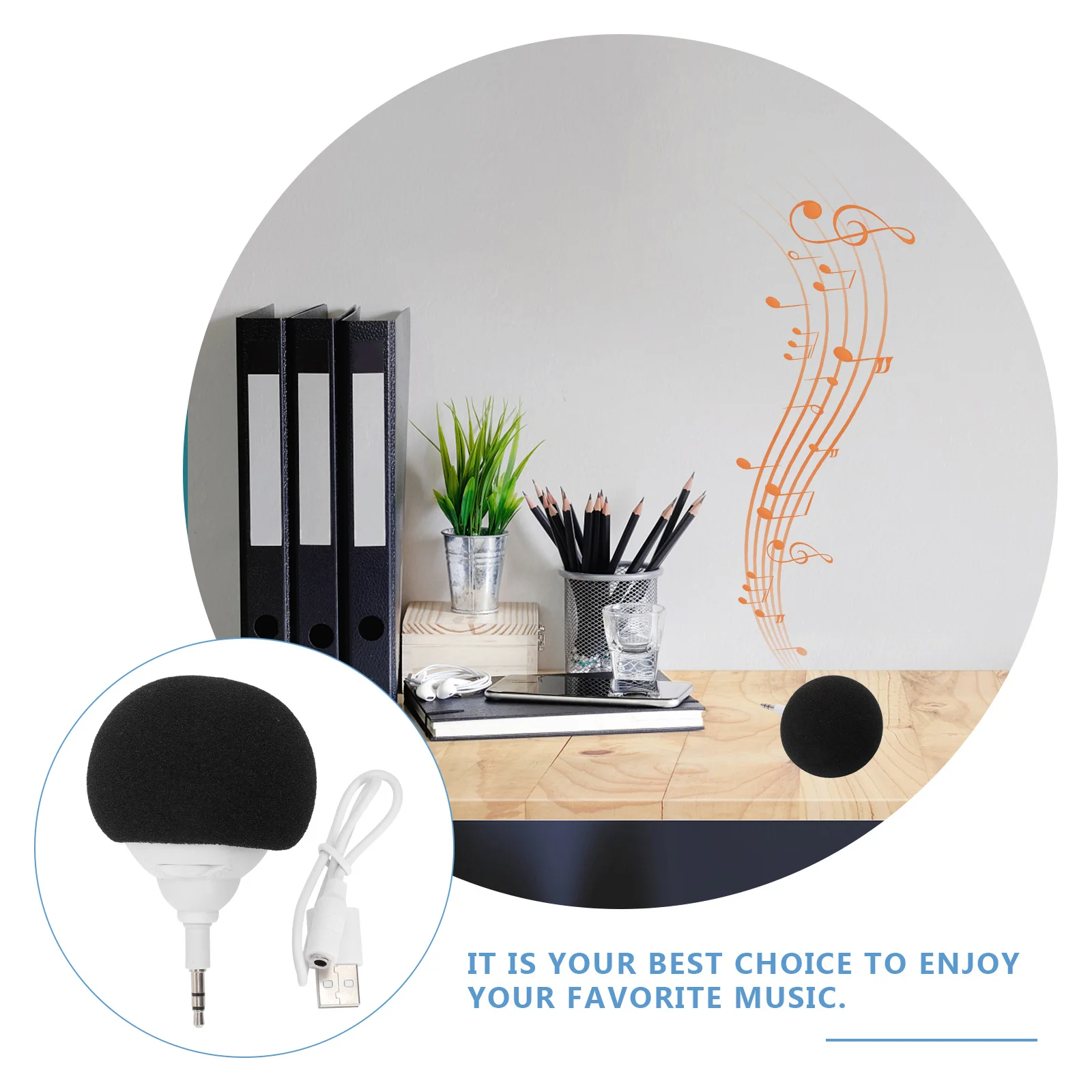 

Mini Speaker 6*5*5Cm 3W Portable Plastic Loudspeaker For Smartphone Mini Sponge Sound Box Loudspeaker 3 With