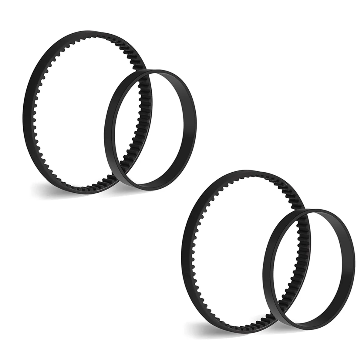 4 قطعة حزام بديل لـ 3071 PowerForce PowerBrush Pet XL، جزء استبدال TurboClean DualPro Pet 1626502 & 1626486