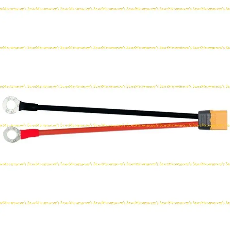 

W91A XT60 Female/Male To O Rings Connectors Terminal Cable 12AWG For Model Aircraft