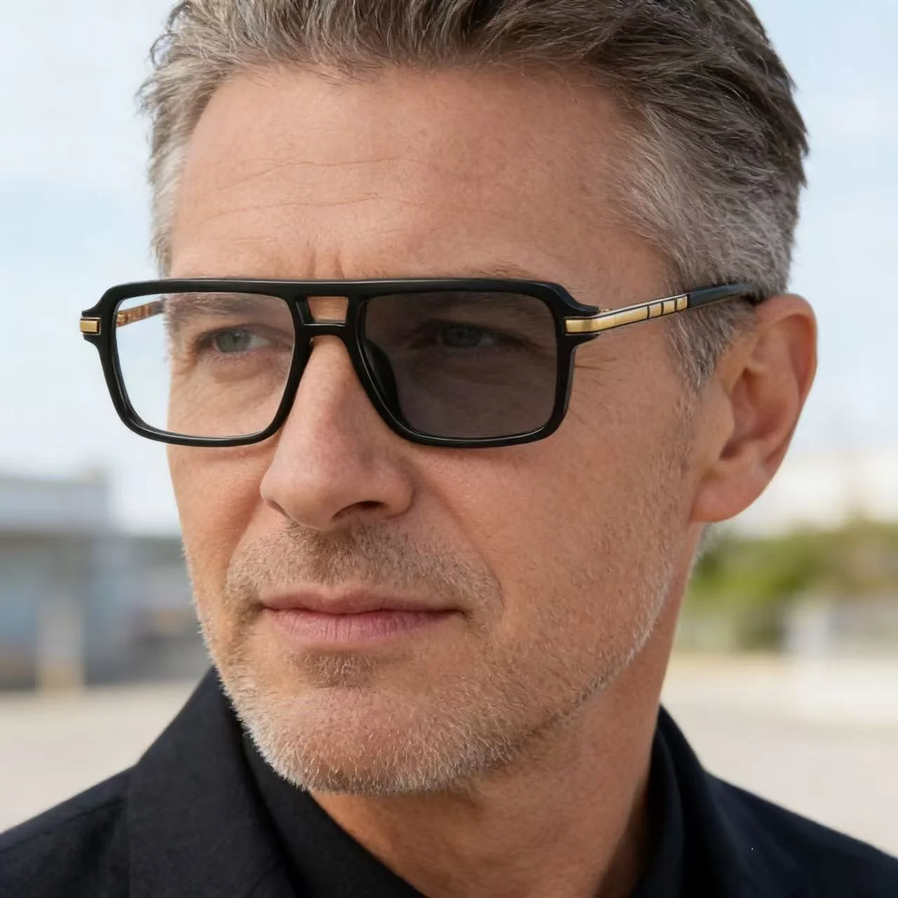 

Сверхлегкие очки TR90 в стиле ретро для мужчин, очки для чтения с защитой от синего света, мужские фотохромные серые очки для близорукости по рецепту