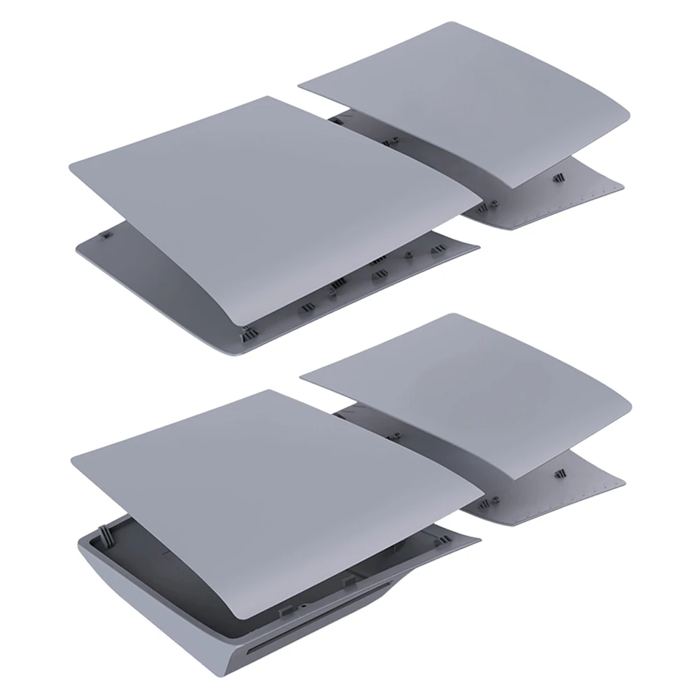 غطاء وحدة التحكم بلوحة الوجه المضادة للخدش البلاستيك قشرة صلبة لوحة جانبية شل غطاء حماية لقرص PS 5 Pro/الإصدار الرقمي