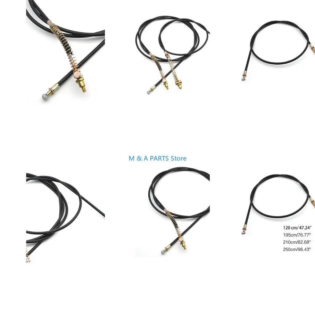 U1JF Brake Cable Front Rear Drum Brake Line Rear Drum Brake Cord for Scooter Moped Bike Electrical Motorbike Electric Vehicle