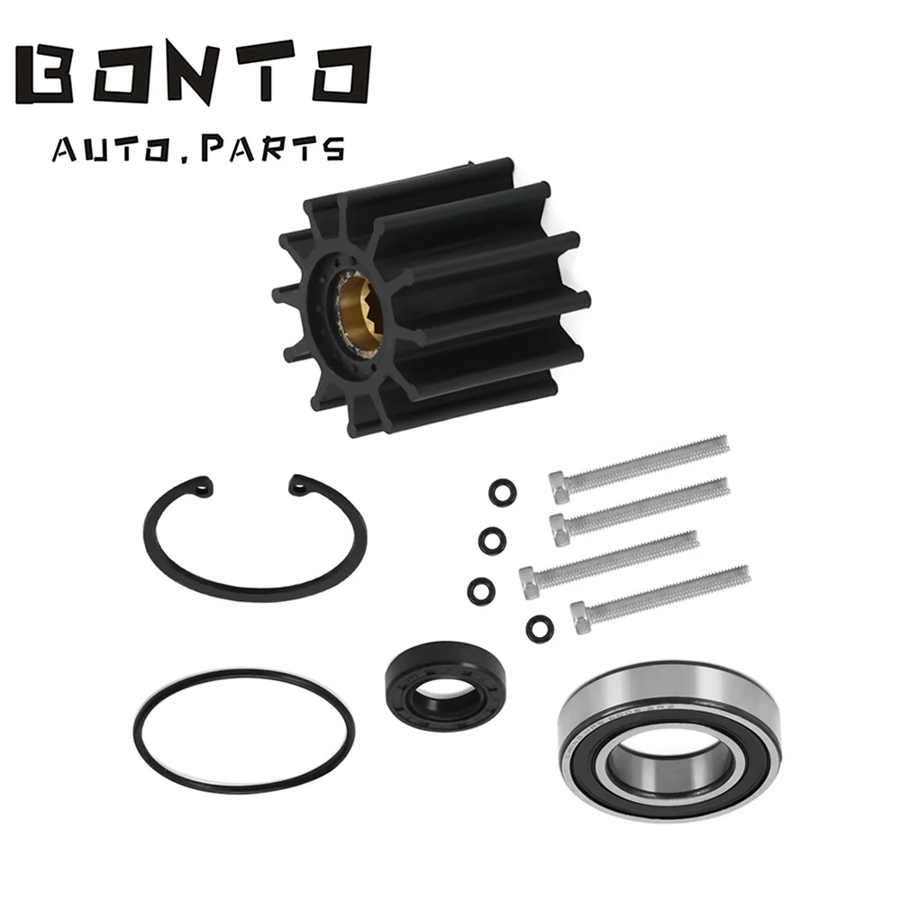 

Ремкомплект водяного насоса с уплотнением крыльчатки BONTO Комплект для восстановления морского водяного насоса для Volvo Penta Gas Sterndrive до 2005 г. OEM: 21212799