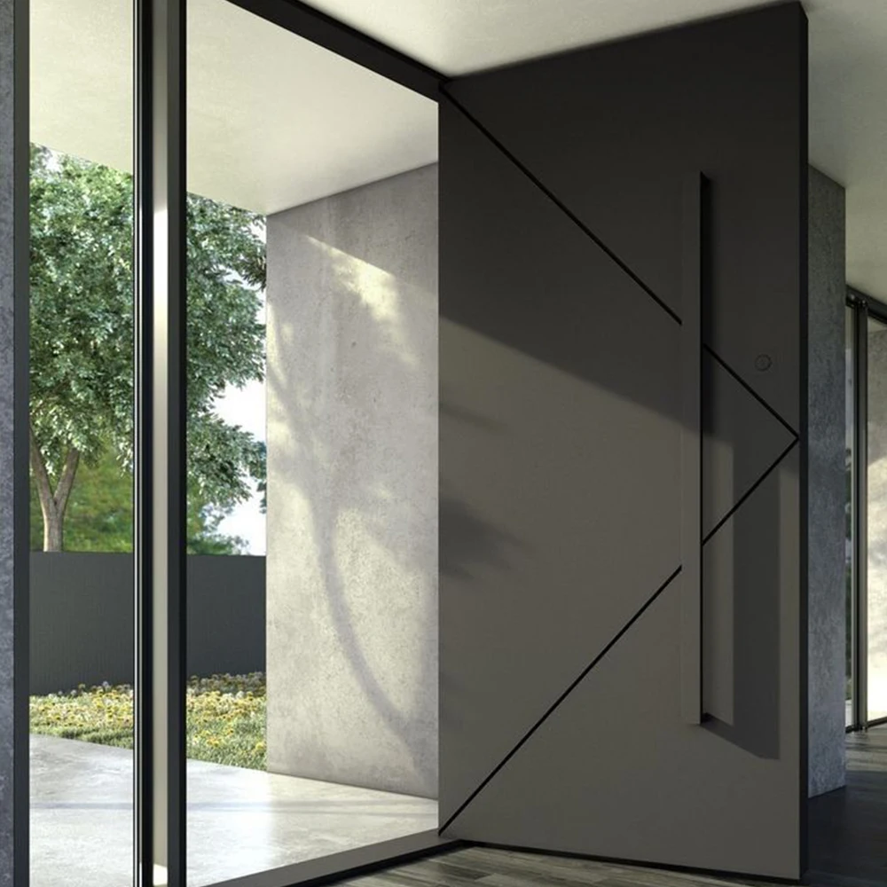 

Sixinalu Security Entrance Doors Exterior Entry Main Door Aluminum Aolly Front Interior Door Home Decor Custom Panel Deposit