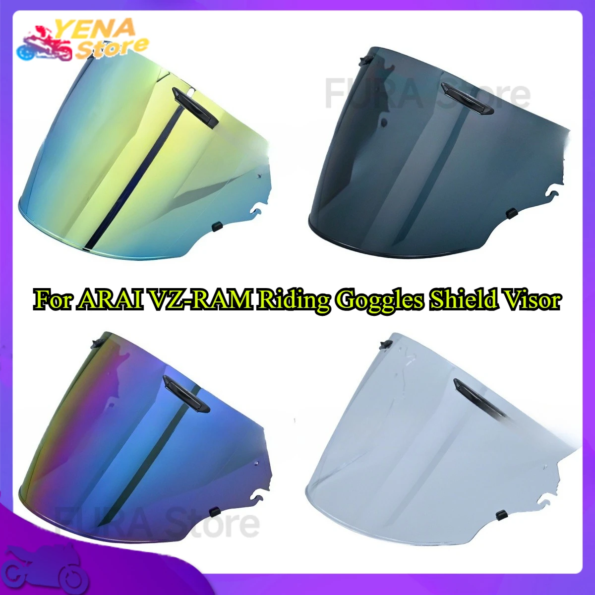 

Suitable for ARAI VZ-RAM riding goggles, protective face mask, motorcycle lenses, helmet accessories