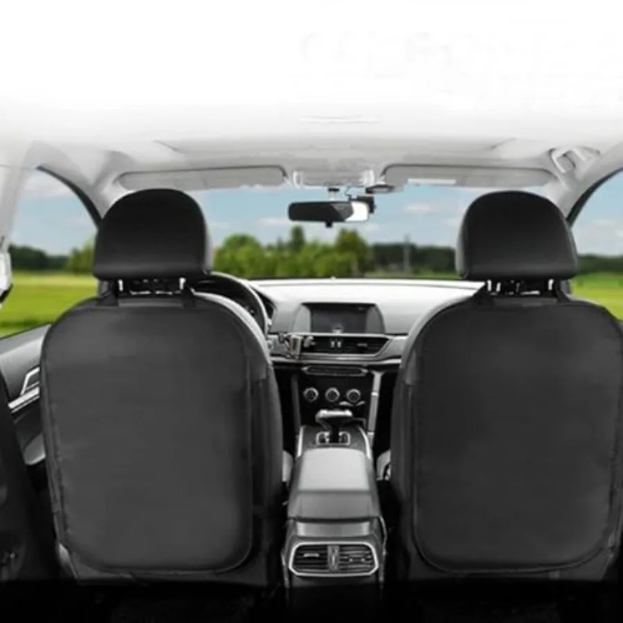 

Car Seat Protector for Back Seat Protector Durable Waterproof Universal Fit for SUV Sedan Trucks 2 Pack Black