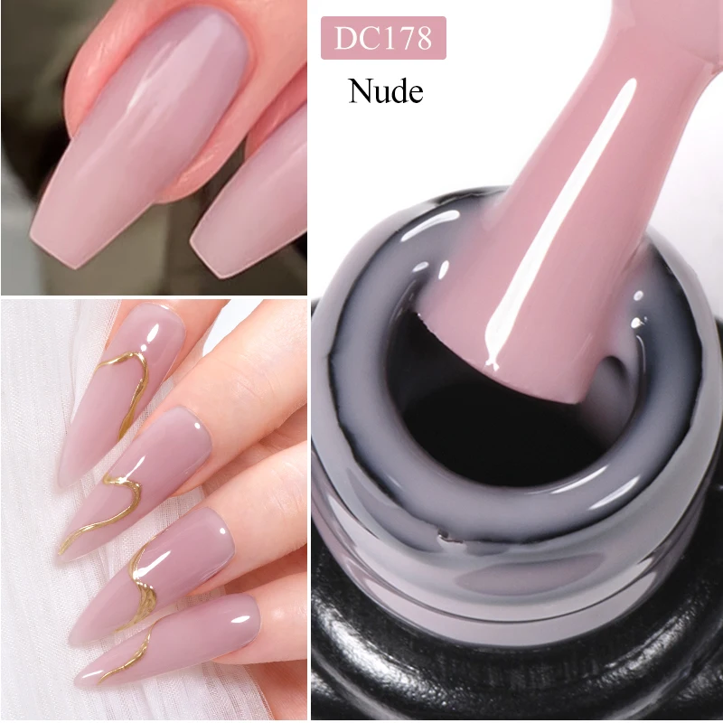 Mtssii 7ml Milky White Quick Extension Gel Nail Polish Camouflage Color Extend Construct Hard Rubber Base Gel Manicure Art Gel