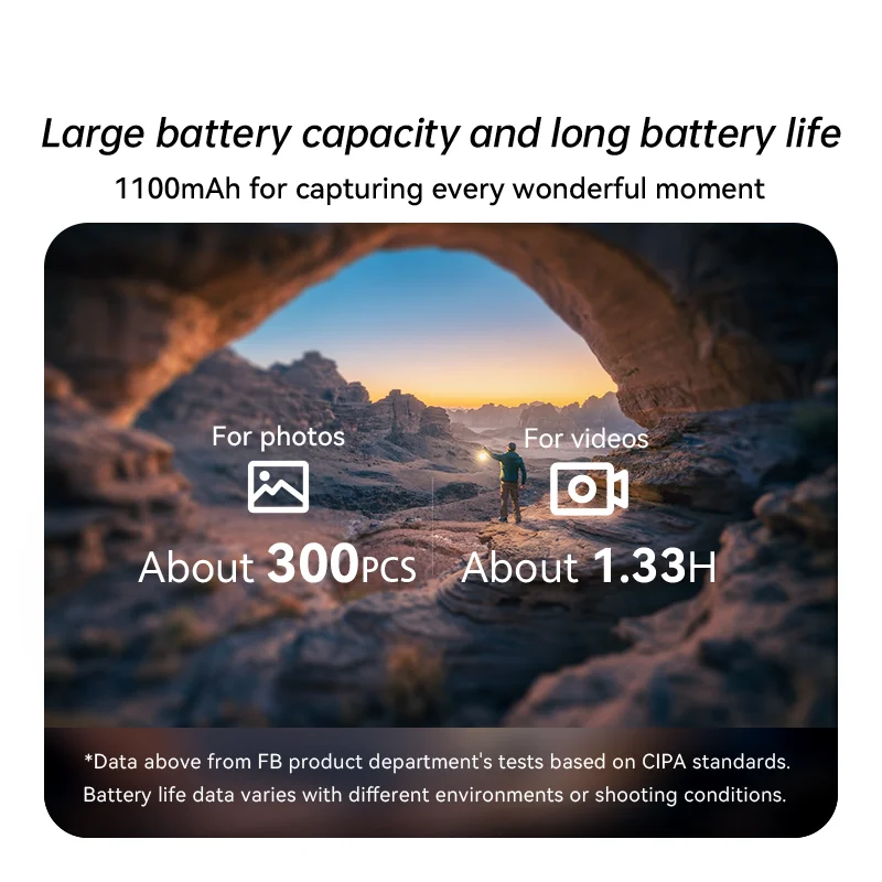 FB DB-110 Replacement Battery for Ricoh GR III/GR IIIx/WG-6/G900/Theta X and Olympus Tough TG Series LI-90B LI-92B
