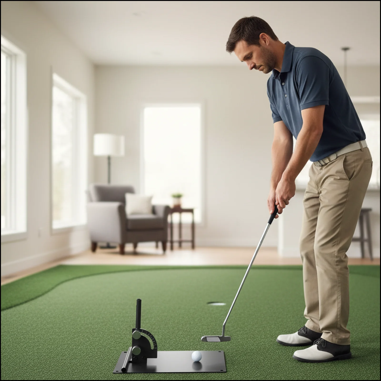 

Оборудование для тренировок по гольфу: держатель для выравнивания клюшки из цинкового сплава, инструмент для коррекции осанки, для домашнего и уличного использования