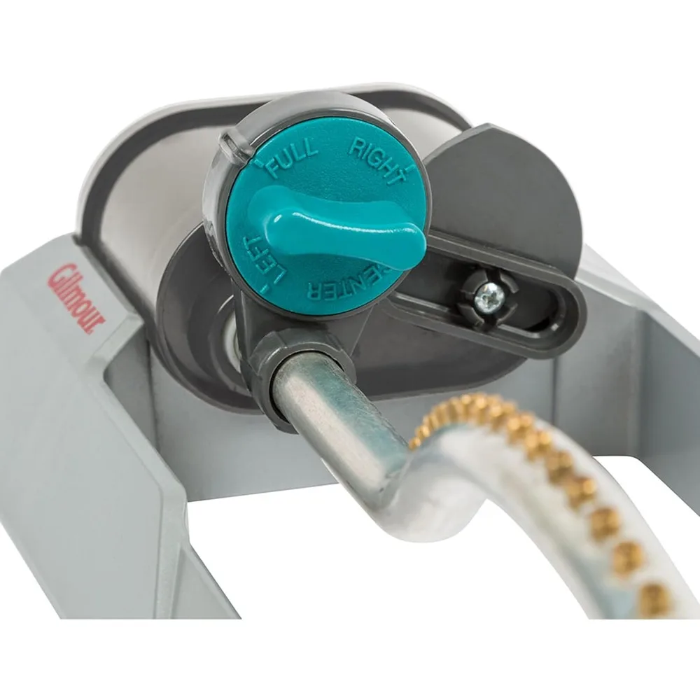 3600 Quadratfuß verstellbarer rechteckiger Rasensprinkler, oszillierender Wassersprinkler für die Abdeckung großer Flächen, Schlauchsprinkler für Rasen