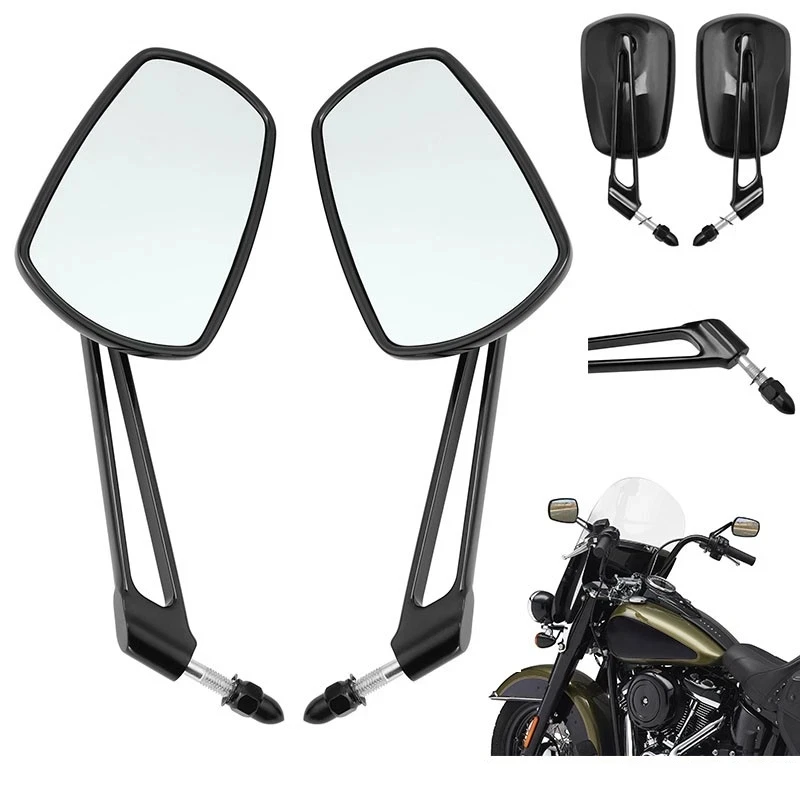 

Vivid Black Rear View Mirrors Fit For Harley CVO Road Glide ST 2023-2026 2025 24 Motorcycle Side Mirror