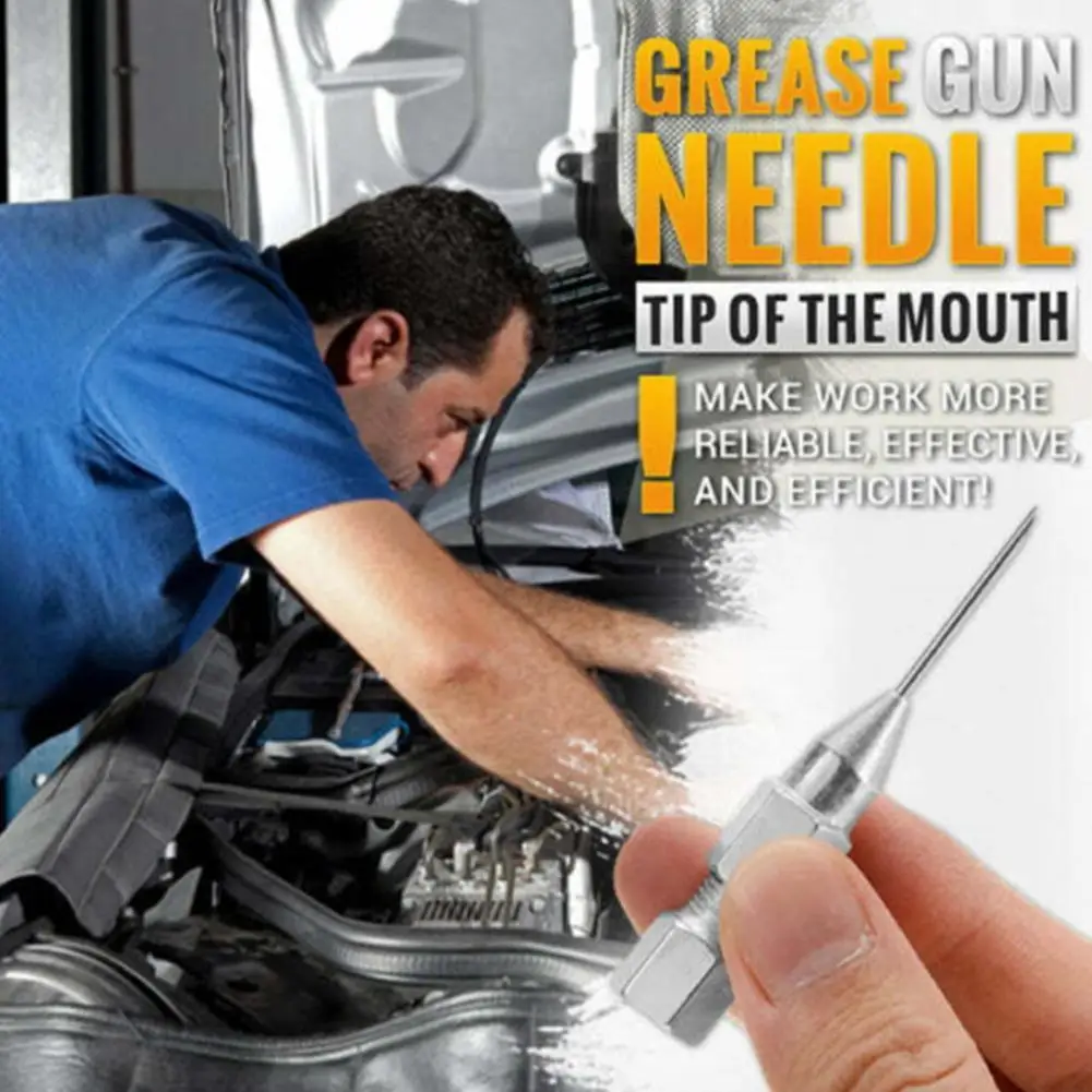 

Removable Needle Nose Grease Head Grease Nozzle Grease Accessories Sealed Bearing Refueling Removable Detachable Grease Needle