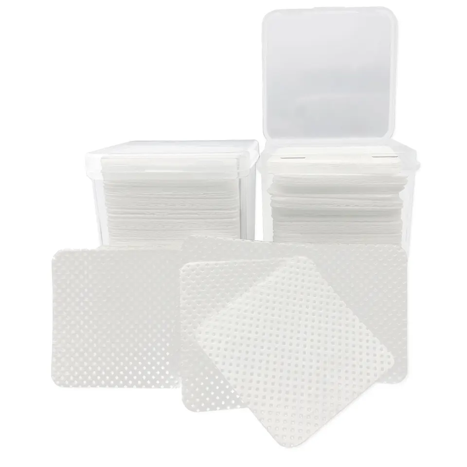 200 Piezas/Caja Discos de Algodón Desechables para Removedor, Toallitas para Limpiar Pegamento de Pestañas y Esmalte de Uñas, Almohadillas de Papel sin Pelusa, Suministros de Manicura 5