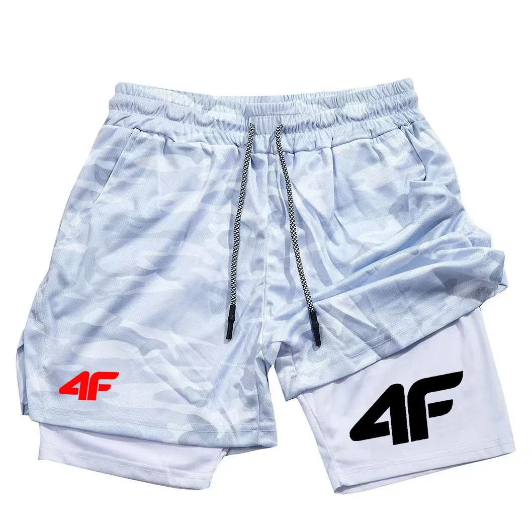 

Men's Shorts 2025: Trendy men's elastic compression shorts, quick-drying multi-functional shorts M-3XL Summer breathable two-in-