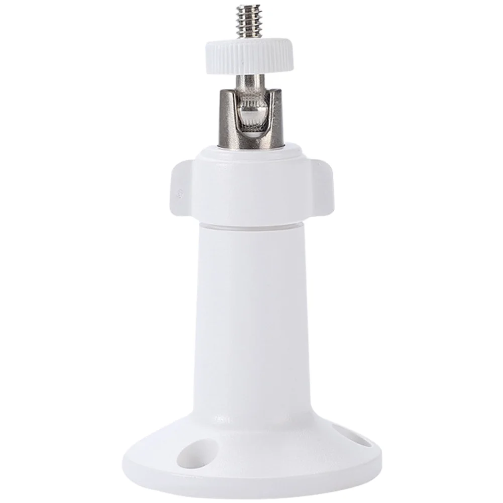 Sturdy ABS Security Camera Mount Bracket Allowing Complete 360 Degree Rotation and Fine Angle Adjustment for Optimal Positioning