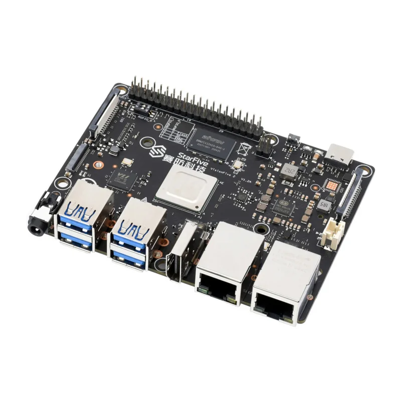 VisionFiLi2 RISC-V l'ordinateur simple de carte, processeur de StarFive JH7110 avec le GPU 3D intégré, base sur Linux