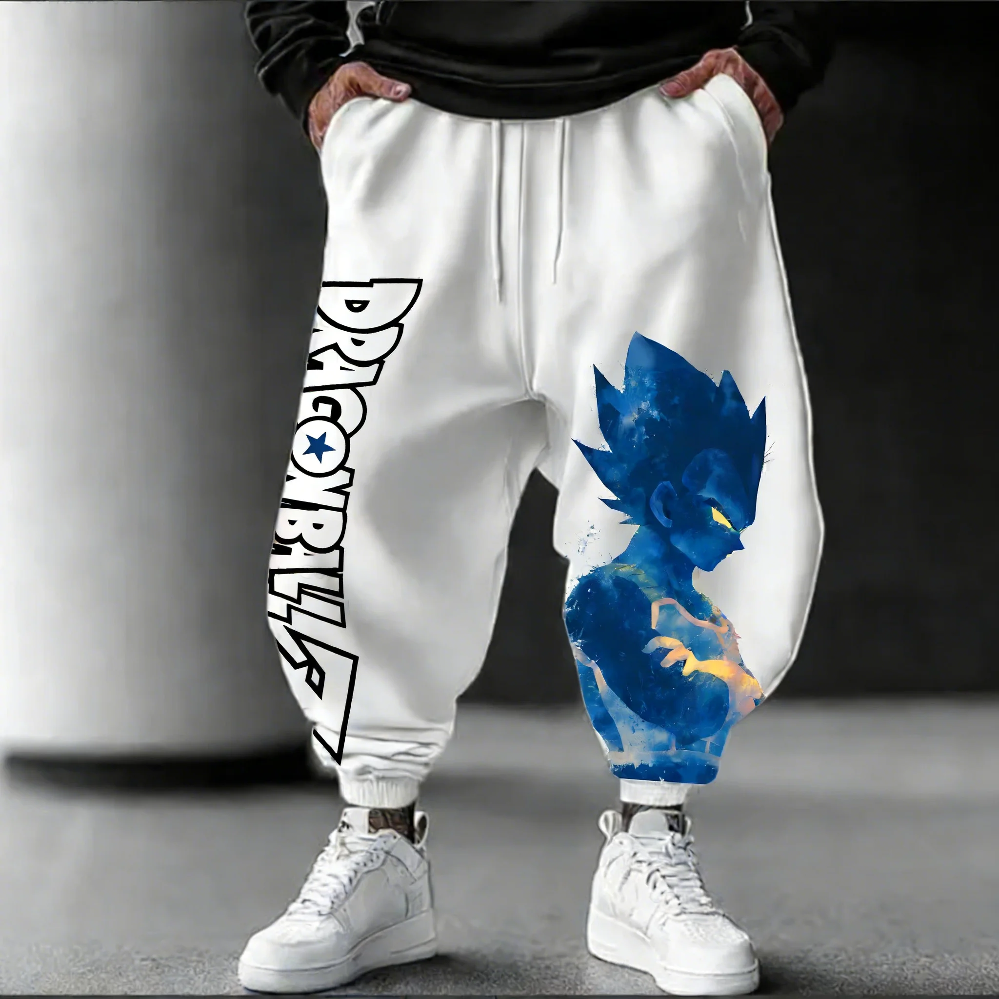 Unisex-Hose aus reiner Baumwolle, Dragon Ball Vegeta 2026, Sommer, neues Produkt, Harajuku, Anime, bedruckt, amerikanische Hip-Hop-Freizeithose