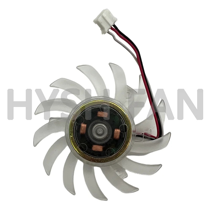 T127010BU DC12V 0.45A 7cm Graphics Card 3-wire Cooling Fan