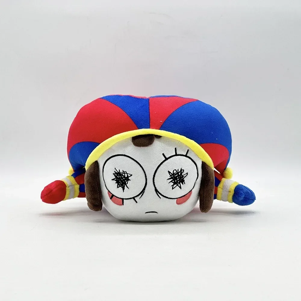 16cm New Pomni Plush Doll The Digital Circu Court Favorite Jester Plushie Kawaii Ornaments Collection Desktop Display Gift Toy