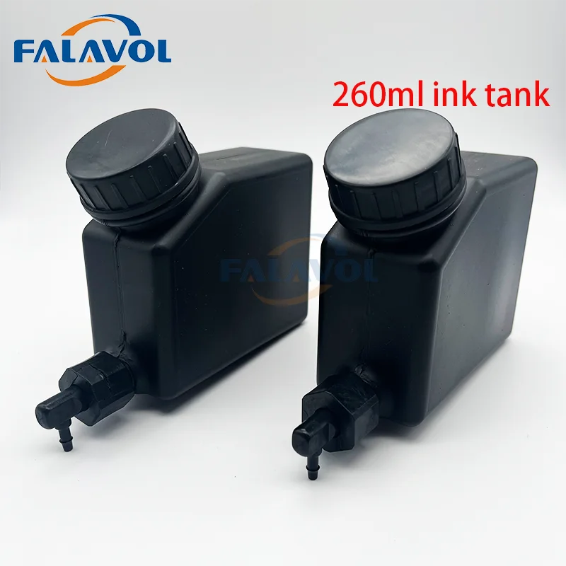 FALAVOL 5pcs 260ml ink tank with single outlet ink cartridge for Mimaki Roland Mutoh Eco sovent/UV Printer ink bottle