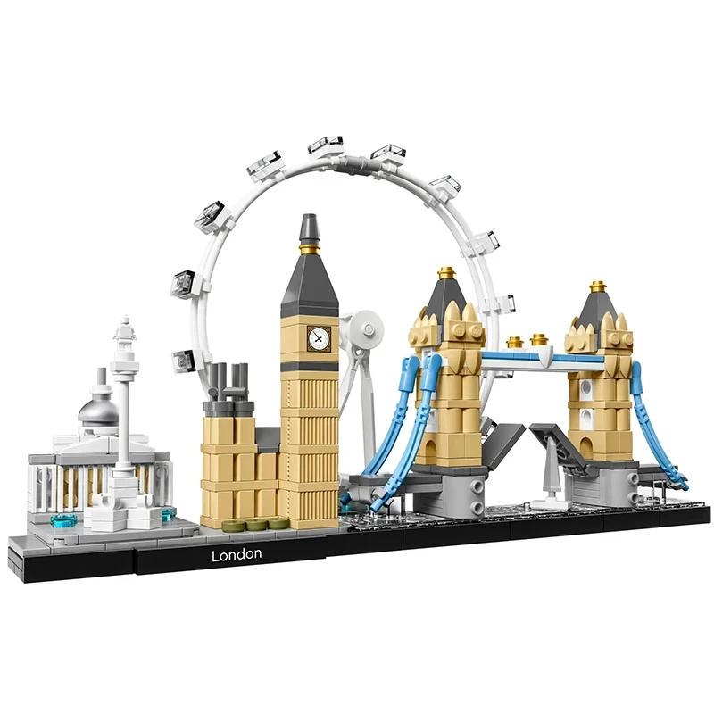 Architecture Set San Francisco New York Pairs Dubai City Skyline Building Blocks Tokyo Shanghai Singapore Construction Brick Toy image 4