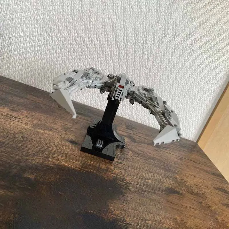 314 جزيئات MOC الفيلم والتلفزيون الشهير Cylon Raider نموذج سفينة الفضاء تجميع اللبنات لعبة هدية عيد ميلاد للأطفال #5