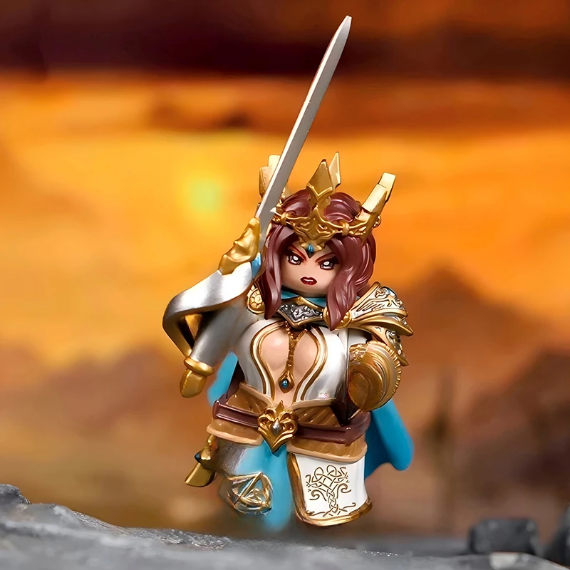 لعبة مكعبات بناء شخصيات فرسان الطاولة المستديرة الملك آرثر