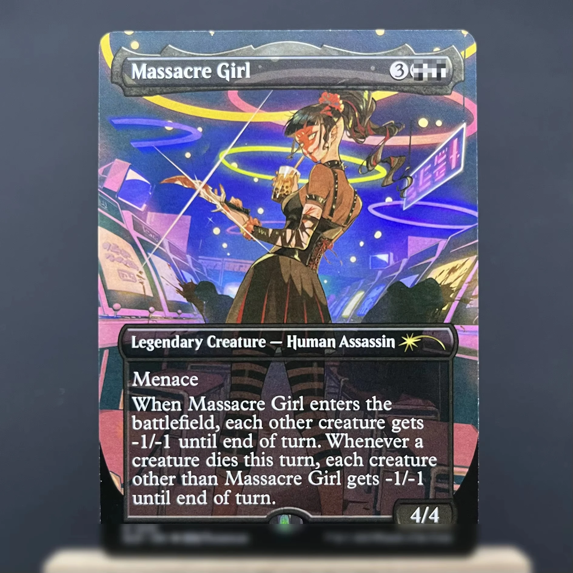 SLD HOLO2-Ⅰ02 Tcg cards proxy magical Massacre Girl Dryad of the Ilysian Grove Bitterblossom Inkmoth Nexu Breeding gather