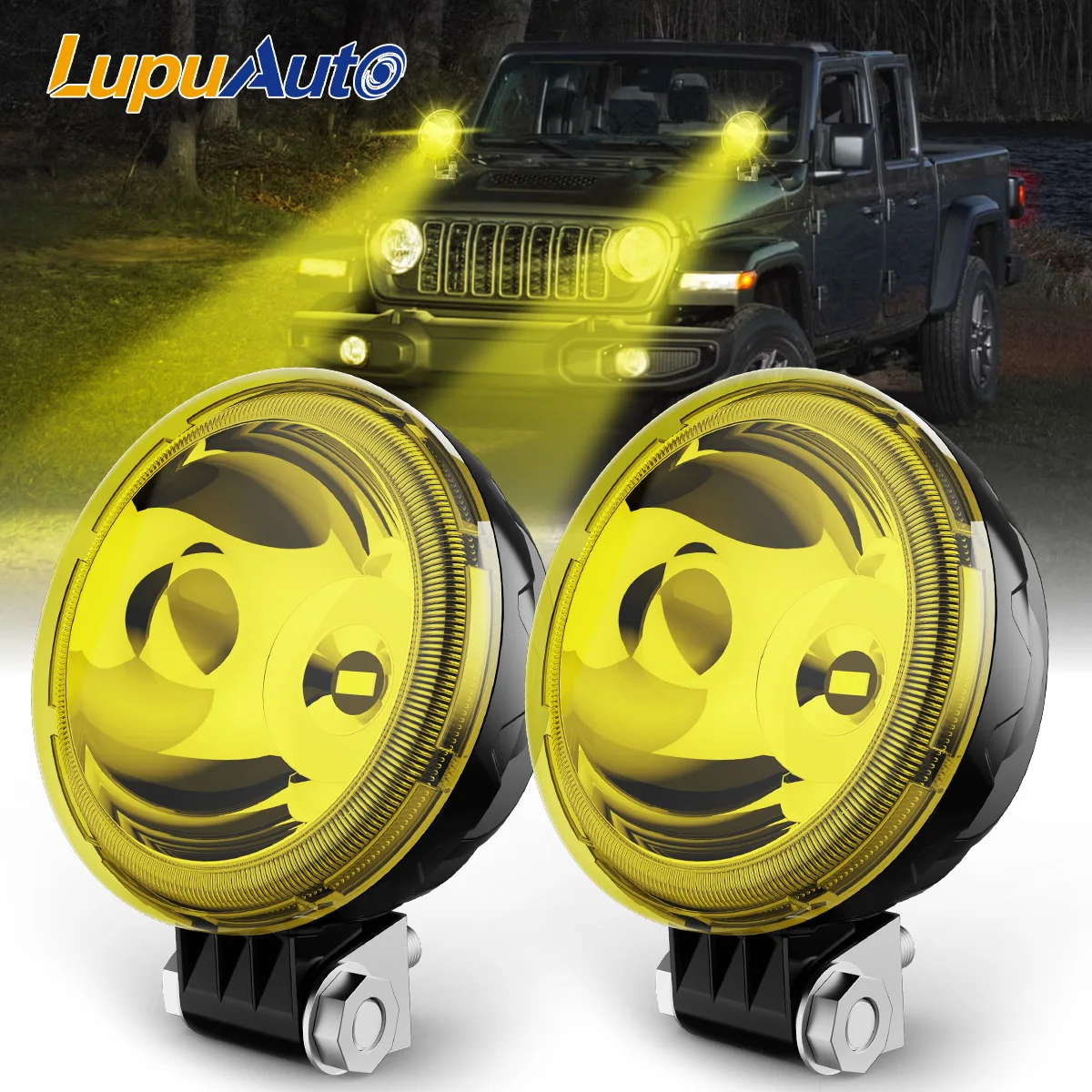 

3 Inch round LED Work Motorcycle Spotlight Lamp Car Modified Headlight Fog Lamp for SUV ATV Tractor Truck Work Light