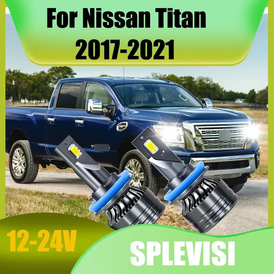 9005-h11-車用ヘッドライト、ハイ・ロー切替式ledヘッドランプ、18000lm、180w、12v、日産タイタン（2017年～2021年、2018年、2019年、2020年）用。