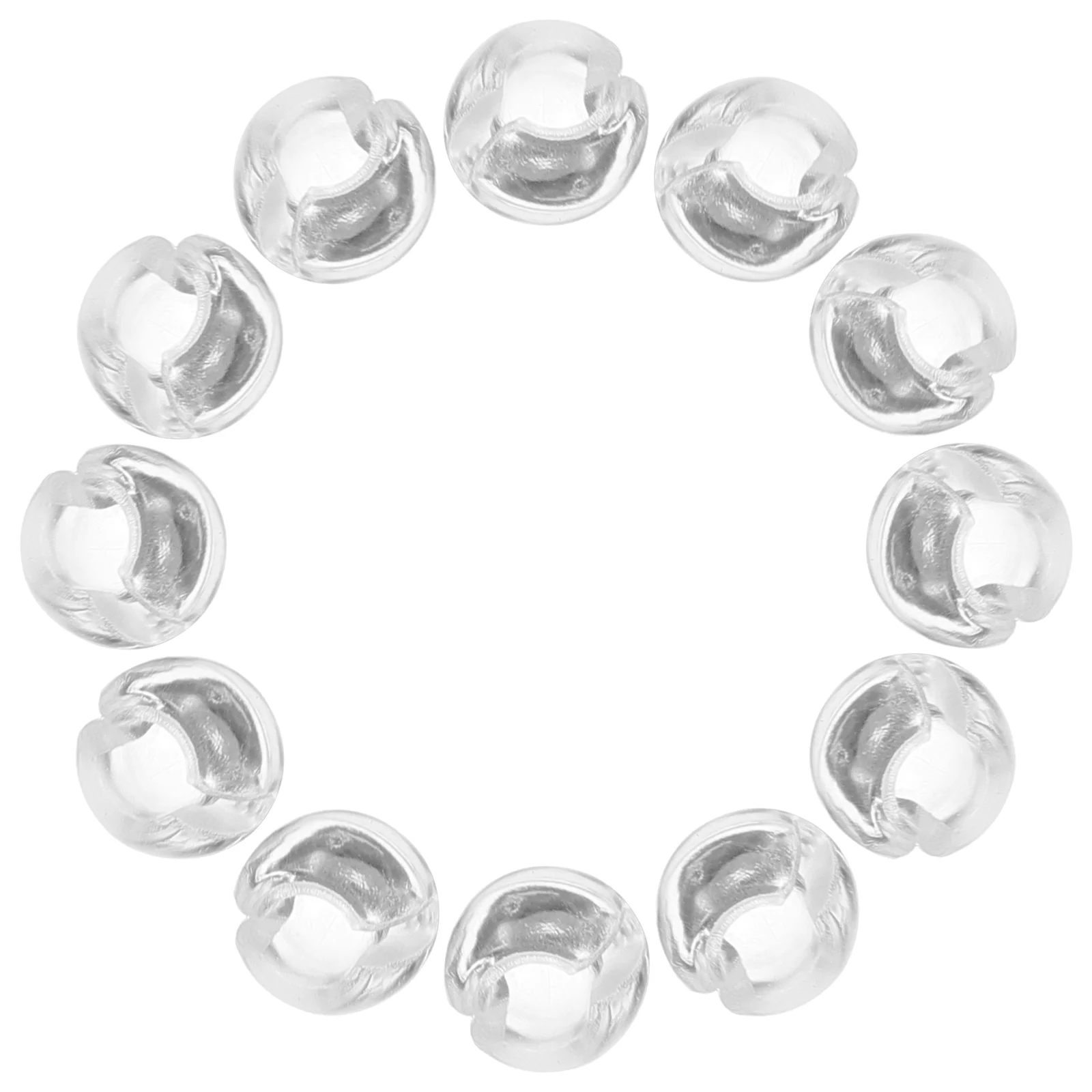 Roller Shades Bead Chain Crimp Stop Clear Beaded Chain Stop Blind Control Chain Ball Stoppers