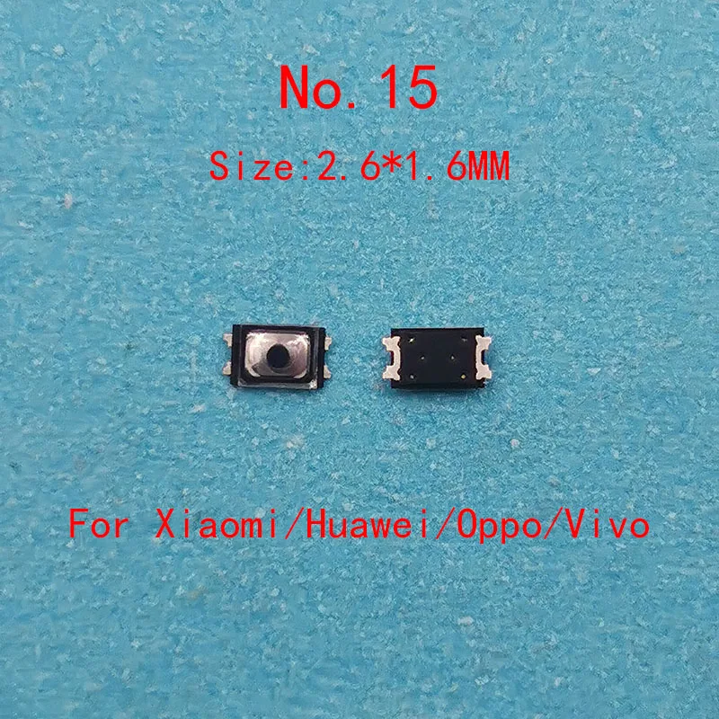 50pcs 3*2/2.8*1.9/2.6*1.6 MM Inner Power Button Control For Samsung Huawei Xiaomi OPPO Vivo Moto IPhone IPad Honor Volume Switch