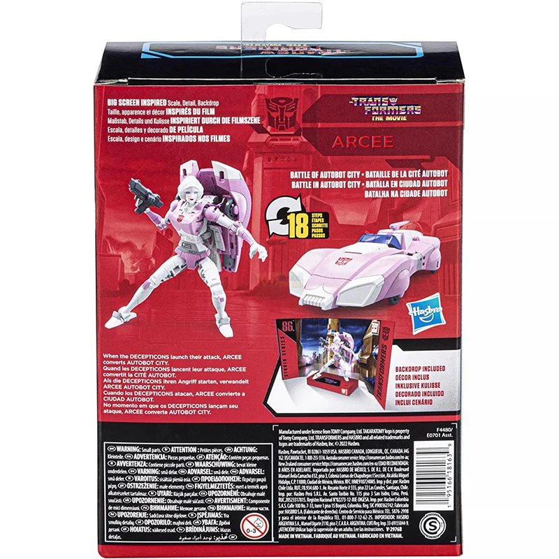 Hasbro-figura de acción de Transformers Studio Series SS86 Deluxe Arcee, modelo de Anime, juguete Original, regalos de Hobby, 14cm, en Stock