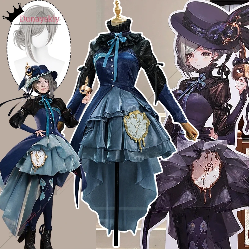 Reverse:1999 Vertin Cosplay Costume Vertin Long Eared Watchmaker Uniform Anime Halloween Disguise for Adult Women Role Dress