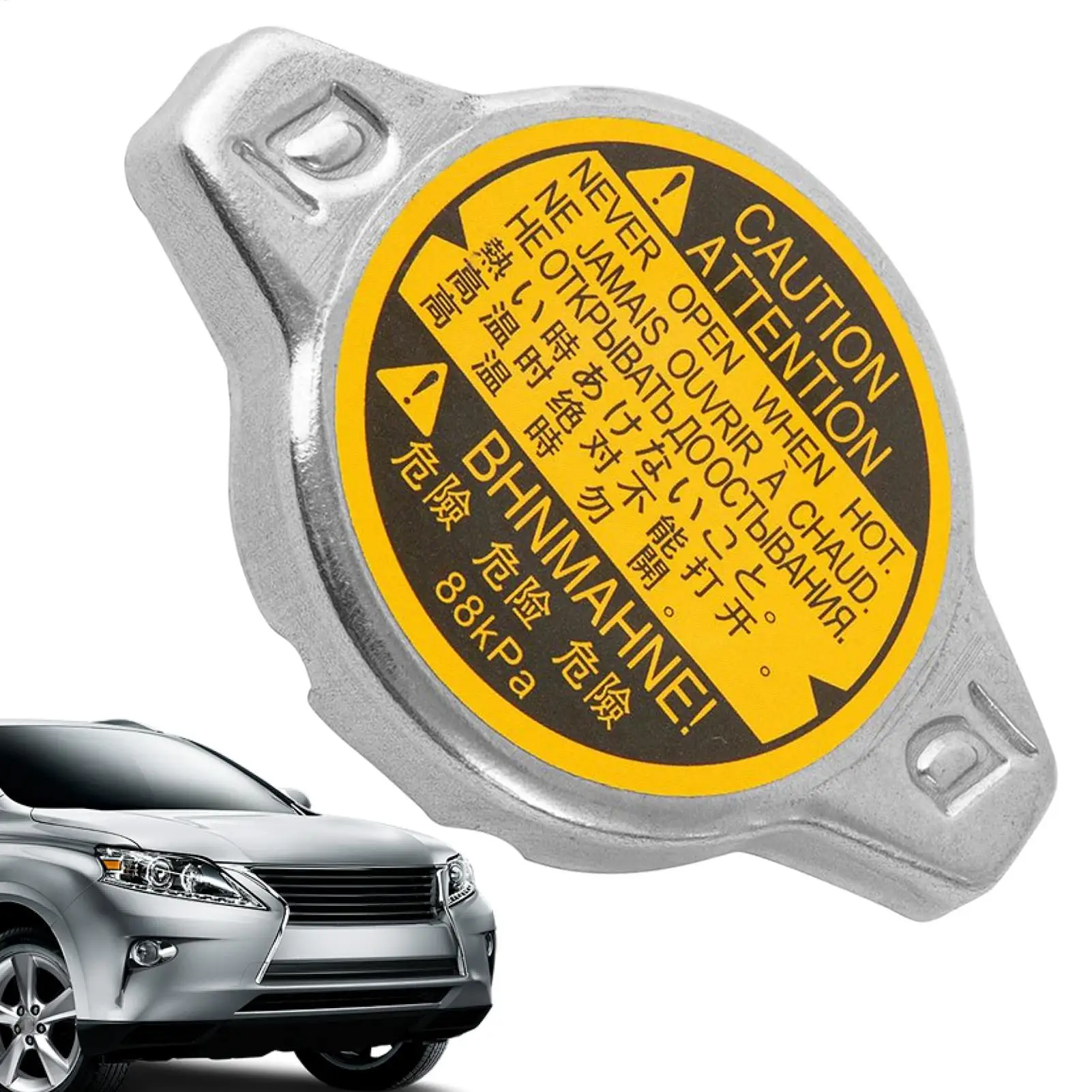 

Крышка резервуара охлаждающей жидкости, автомобильная металлическая крышка резервуара для воды двигателя, рассеивание тепла, запасные части для стандартных драйверов грузовика