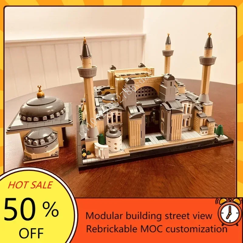 3602PCS Hagia Sophia MOC Puzzel Creatieve StreetView Architectuur Technisch Model Verjaardag Montage Speelgoed Voor Kerstcadeau