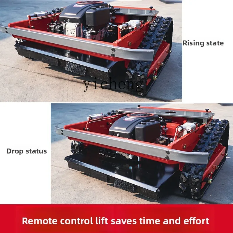 

Crawler Remote Control Grass Trimmer Intelligent Weed Eater Orchard Garden Lawn Mower