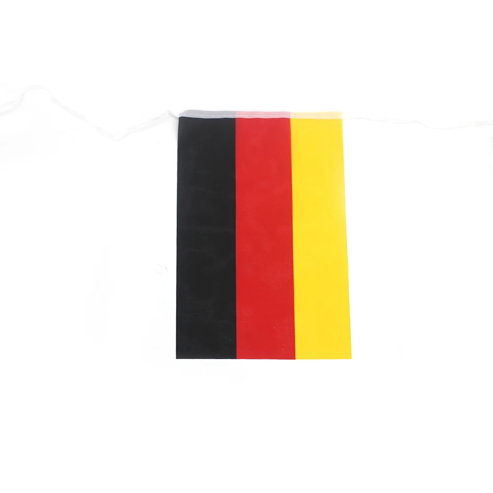 24pcs/set 14cmx21cm 20x30cm German String Flag Germany Hanging Mini Flag Window Flag