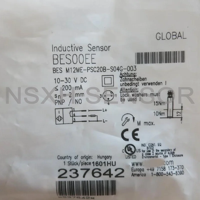 

M12ME-PSC20B-S04G-003 M12ME-NSC20B-S04G-003 Switch Sensor New High-Quality