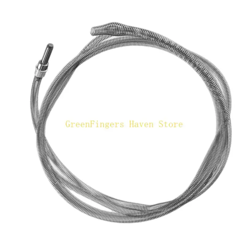F68D Electric Drill Drain Auger Snake Spring Cleaner Tool With Reinforced Steel Coil Design For 35mm to 100mm Pipe Unclogging