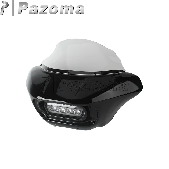 High Quality Motorcycle Fairing Headlight Cover Frame ABS Plastic Motorbike Accessories Fit for Harley Model 4