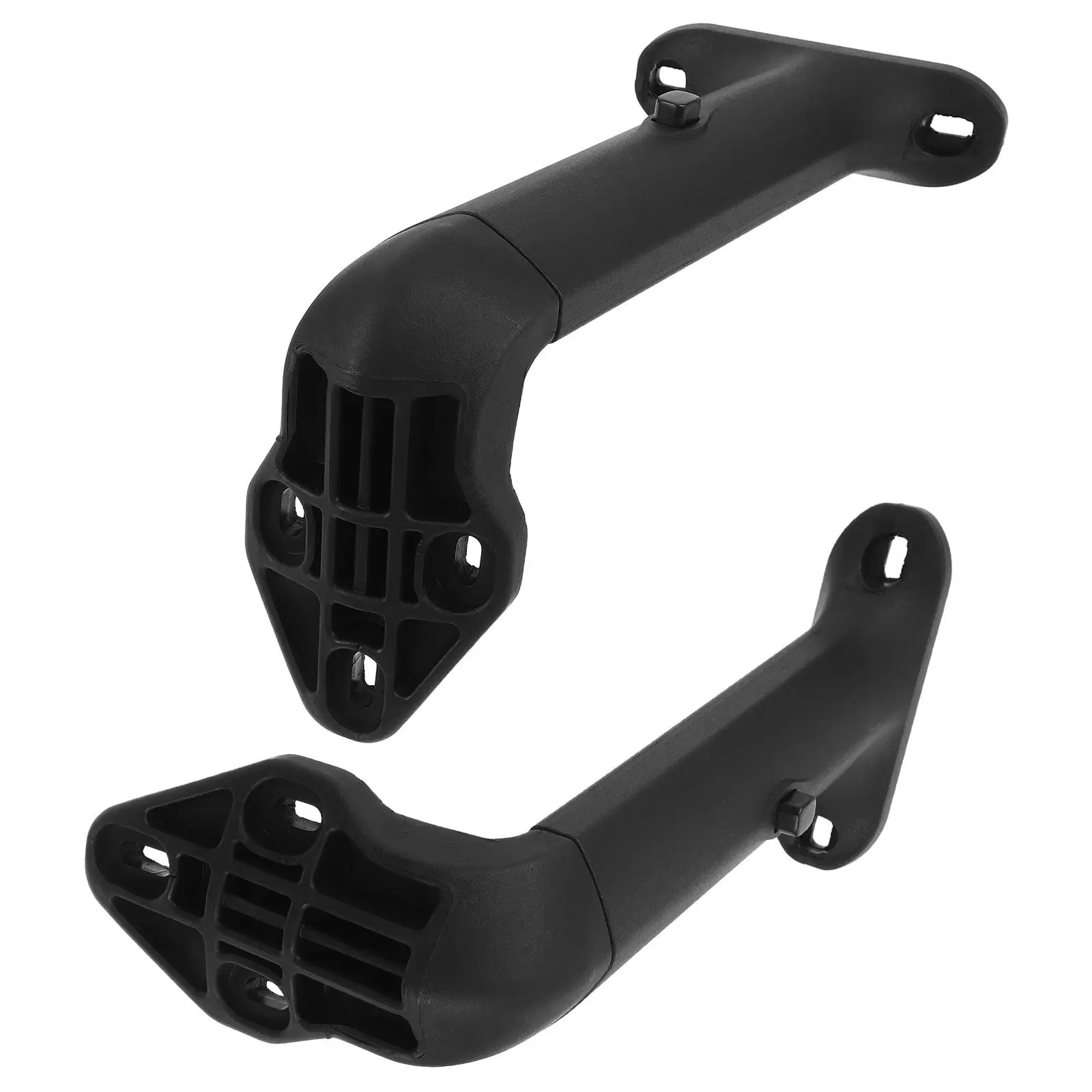 Suporte de Braço Ergonômico Triangular de Plástico para Cadeira de Escritório (2 Peças) - Peça de Reposição para Cadeira Giratória de Computador