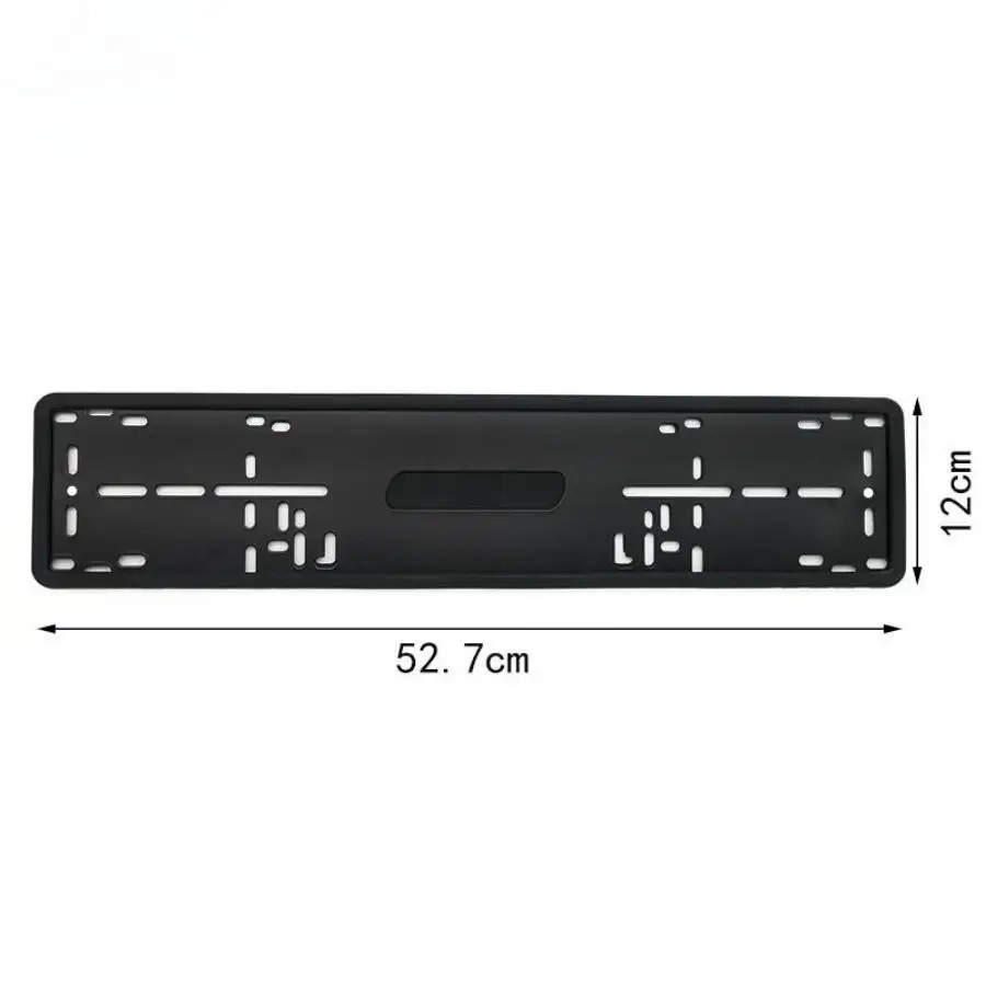 Silicone License Plate Frames ，The Original European Premium Grade Silicone Car Plate Frame，Rust Proof, Rattle Proof,