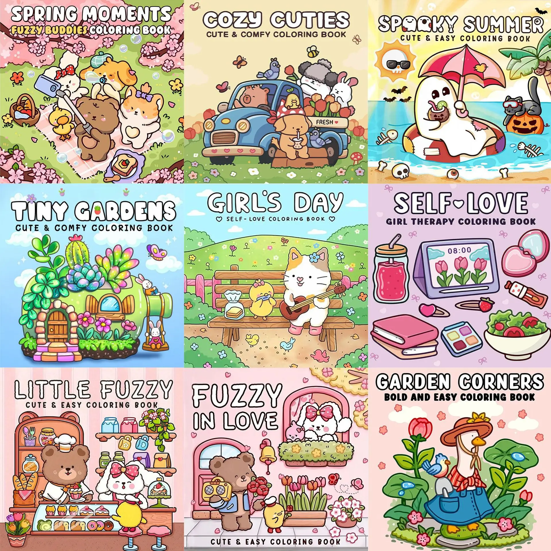 

Collection of Coloring Book (24 sheets) for Adults and Teenagers, Beautifully Designed Patterns for Relaxation & Unique Gifts