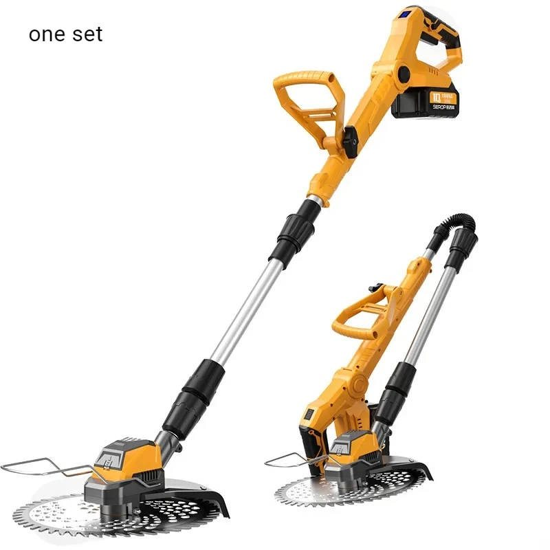 1set Weed Wacker Cordless for Garden Yard Lawn Pruning Foldable Weed Eater/Edger Trimmer/Mower Electric Cordless String Trimmer