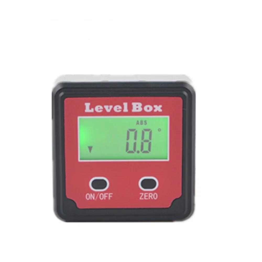 Digital Inclinometer Spirit Level Box Protractor Angle Finder Gauge Meter Bevel With Magnet Base