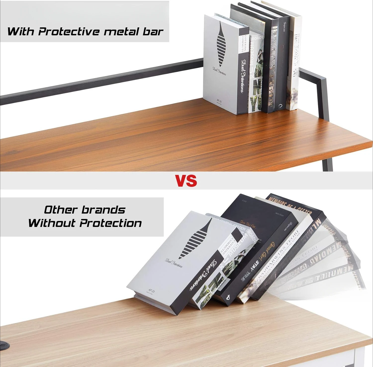 Desk Home Office Small Folding Computer Desk Table for Small Spaces Study Writing Work, Portable, Easy to Fold Up or Down