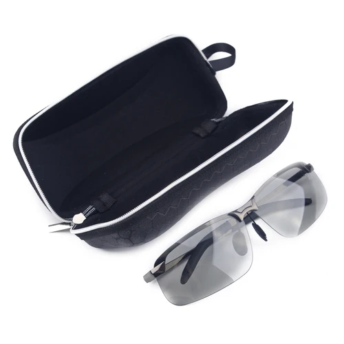 Imagen 2 del producto Citalll-gafas de sol fotocromáticas para hombre, lentes polarizadas de color negro, con protección UV400, para conducir, pescar y deportes al aire libre