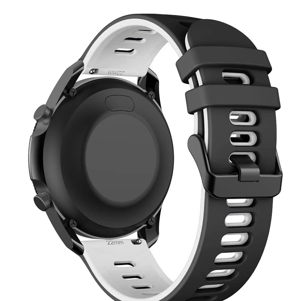 سوار سيليكون رياضي لساعة سامسونج غالاكسي ، 20 ، 22 ، 7 ، 6 ، 5 ، 4 برو ، 40 ، 44 ، حزام ، إكسسوارات كلاسيكية ، سوار 47 ، 46 ، 43 v